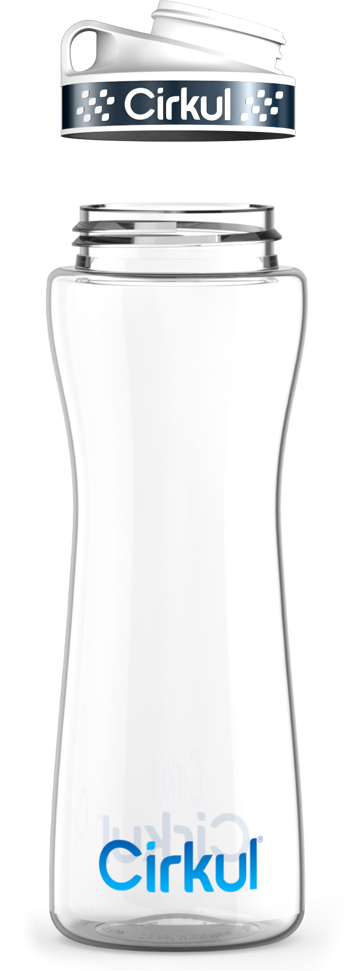 Custom 22oz. Plastic Bottle & Comfort Grip Lid 3BAF