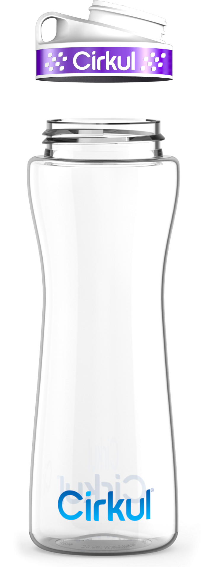 Custom 22oz. Plastic Bottle & Comfort Grip Lid 3BAF